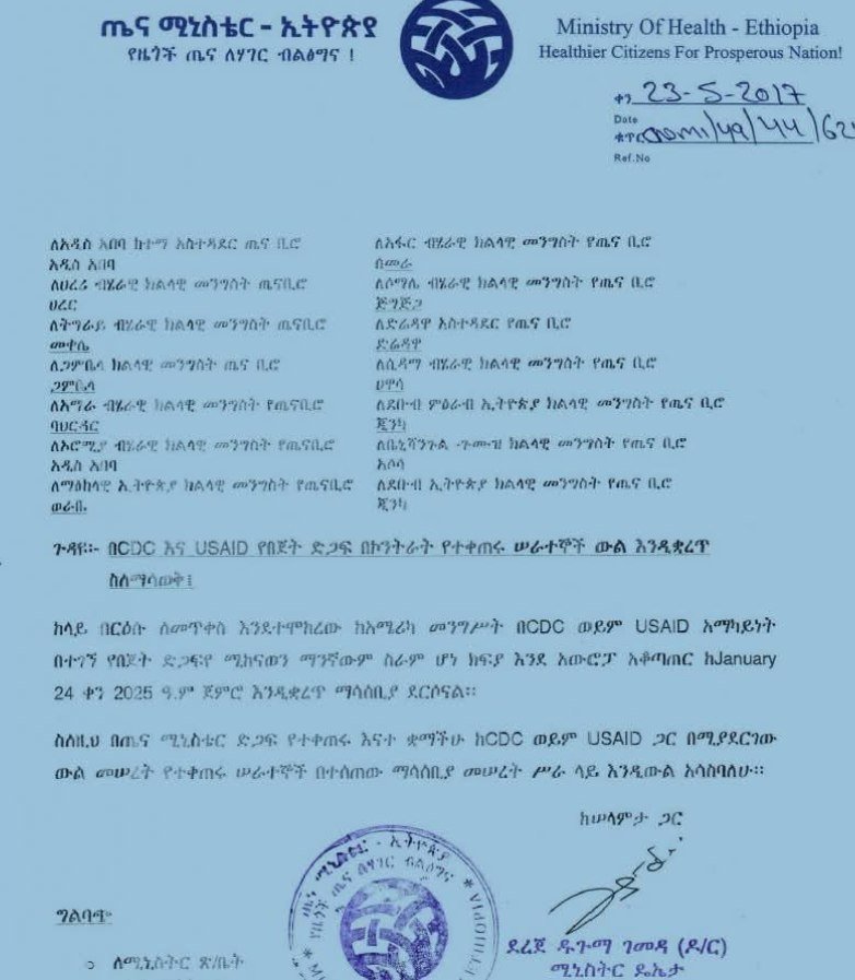 Ministry of Health Orders Termination of 5,000+ CDC and USAID-Funded Workers